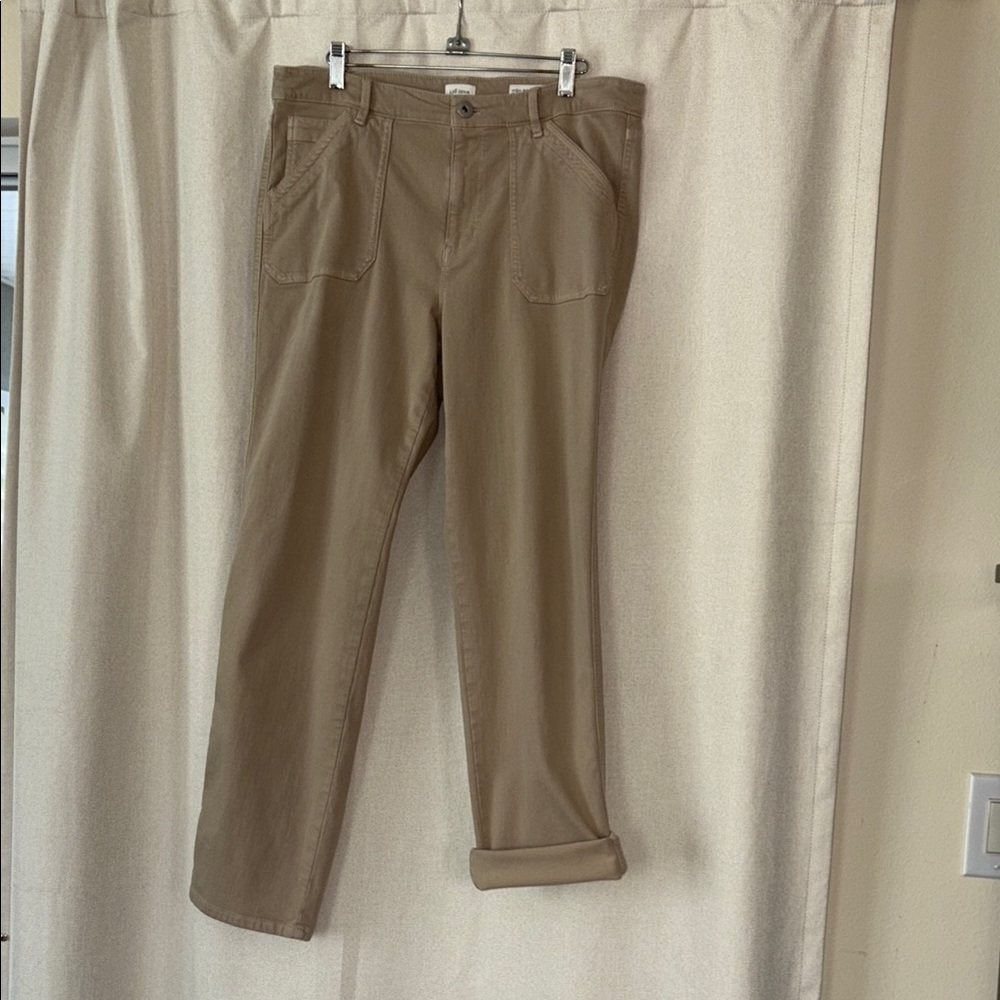J. Jill Tan Ankle Cropped Jeans Lightweight Everyday